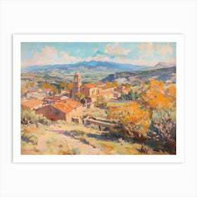 Western Landscapes Santa Fe New Mexico 4 Art Print