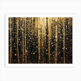 Gold Forest Art Print