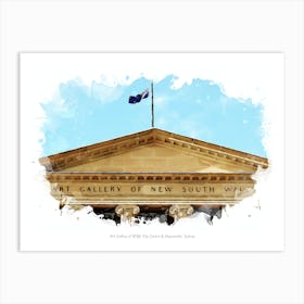 Art Gallery Of Nsw, City Centre & Haymarket, Sydney Art Print