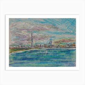 Spinnaker Tower Pompey 27th Oct 2024 Art Print