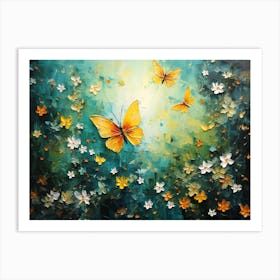 Butterfly Painting Art Print