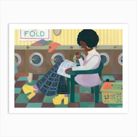 1970s Laundromat Art Print