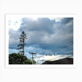 Cloudy Sky Art Print