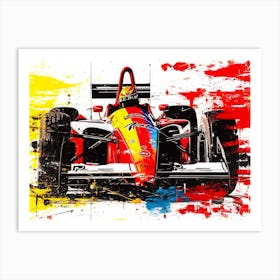 Grand Prix Racing Car - Racing Viral Art Print