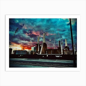 Sunset Over London Art Print