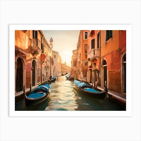 Venice, Italy Paintings Art Print 1 Art Print