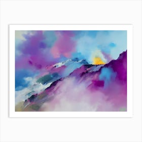 Explorer Series Mountainous Terrain Art Print