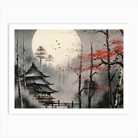 Asian Landscape Painting 6 Art Print