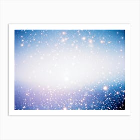 A Dazzling Galaxy Captured Through A Powerful Lens With Bright Shimmering Stars Scattered Across T (6) Art Print