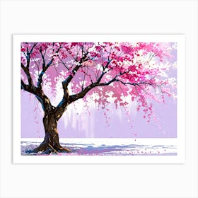 Cherry Blossom Tree 8 Art Print