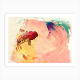 Canvas Koi Art Print