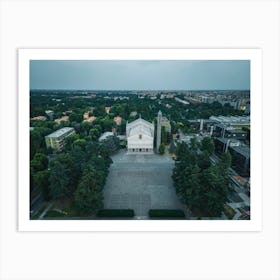 Fotografia artistica Santa Barbara cathedral, Church, San Donato, Milan, Italy Art Print