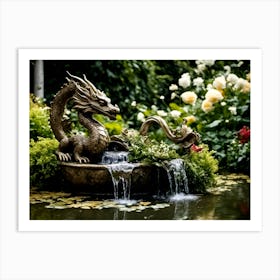 Garden Dragon Art Print