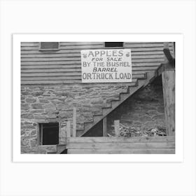 Detail Of Gristmill On Way To Skyline Drive, Virginia By Russell Lee Art Print