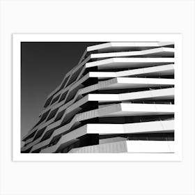 Building in the air Art Print