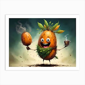 Happy Harvest Brew #13 Art Print