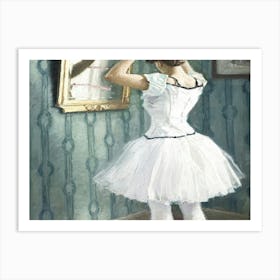 Ballerina In The Mirror 1 Art Print