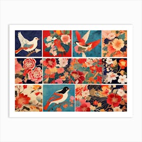 Chinese Birds Art Print