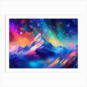 Mountain Range Art Print