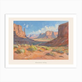 Western Landscapes Monument Valley 2 Poster Art Print