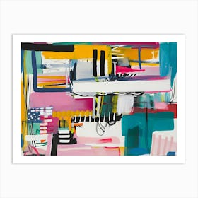 Colorful Abstract Painting 25 Art Print