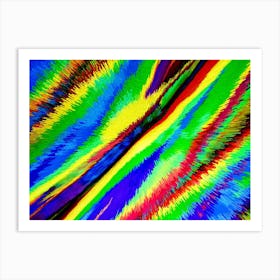 Acrylic Extruded Painting 625 Art Print