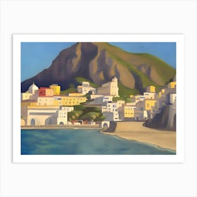 Town Of Amalfi Art Print