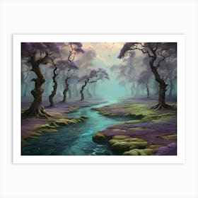 Fantasy Forest Art Print