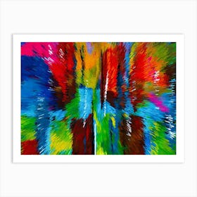 Acrylic Extruded Painting 138 Art Print