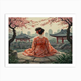 Asian Girl 7 Art Print