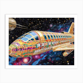 Spaceship Art Print