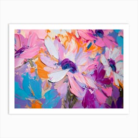 Abstract Of Flowers Art Print