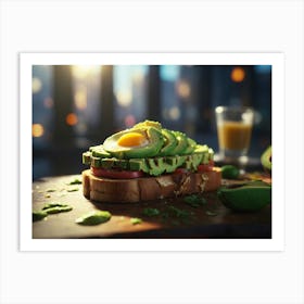 Avocado Toast 8 Art Print