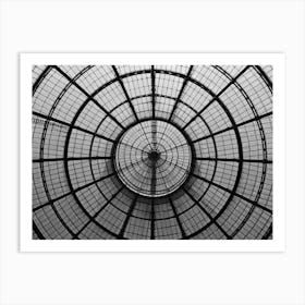 Galleria Glass Dome - Milan Italy Art Print