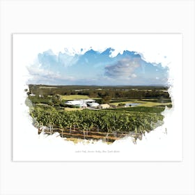 Lake S Folly, Hunter Valley, New South Wales Art Print