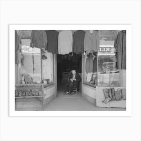Untitled Photo, Possibly Related To Clothing Store With Tailor In Doorway, Mexican District, San Antonio, Texas Art Print