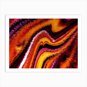 Acrylic Extruded Painting 244 Art Print