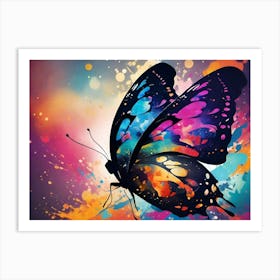 Butterfly Painting 76 Art Print