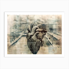 Heart In The City (X) Art Print