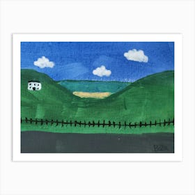 House On The Hill Art Print