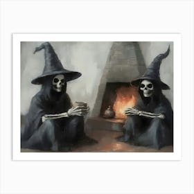 Two Witches 1 Art Print