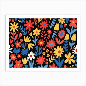 Floral Pattern 4 Art Print