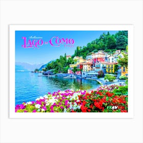 Lake Como, Italy Art Print