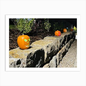 Halloween Pumpkins 22 Art Print