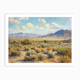 Western Landscapes Mojave Desert Nevada 4 Art Print