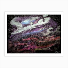 The expanding Universe Art Print