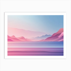 Abstract Landscape 8 Art Print