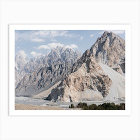 Passu Valley And Mountains Art Print