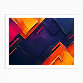 Colorful Abstract 1 Art Print