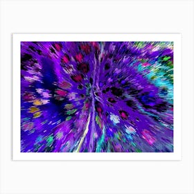 Acrylic Extruded Painting 626 Art Print